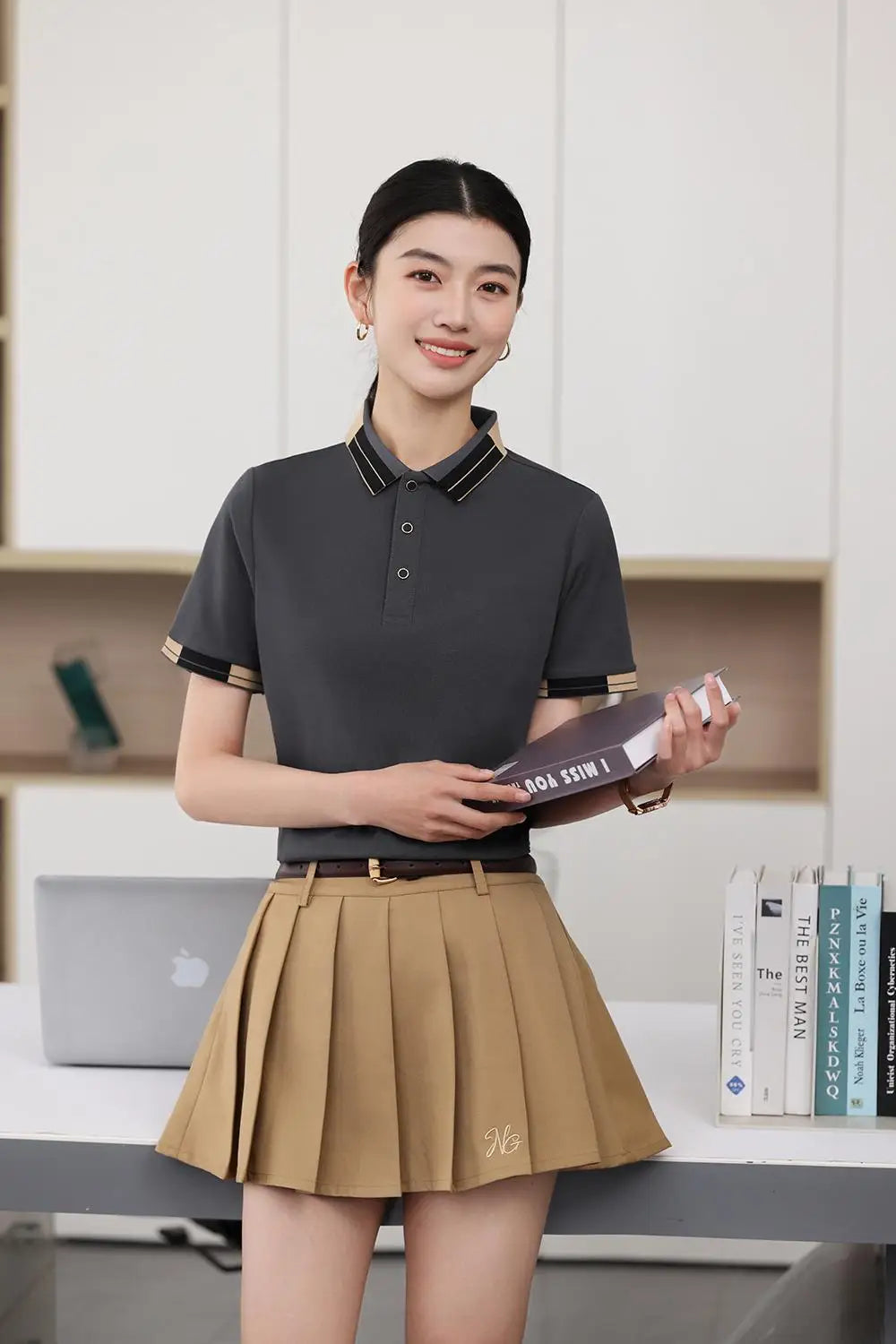 The Custom logo T Shirt Men and Women Polo Tshirt Fashion Mens Clothes Polo T-shirts  LS-S6106