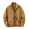 Cotton Men's Workwear Long Sleeved Pocket Shirt, Suitable for Spring and Autumn Leisure Outdoor Logging