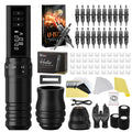 XNET 2.2-4.2mm Adjustable Stroke Professional Tattoo Gun Set Wireless Tattoo Pen Machine Complete Full Kit Set for Artists