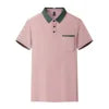 New Design Unisex Plain Short Sleeves Corporate Oversized ProfessionalGolf T-shirtLapel Custom Work