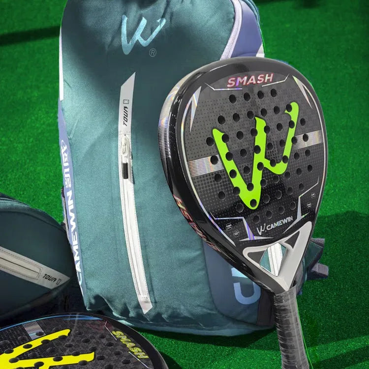 CAMEWIN Kaiwei High Power Padel Tennis Racket with EVA Grip and Nylon Net for Training Game-Direct Manufacturer's Stock