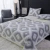 100% Polyester Luxury Jacquard Blanket Diamond Knitted Shawl Printed Geometric Design Four Seasons Use Extra-Large/Large Size