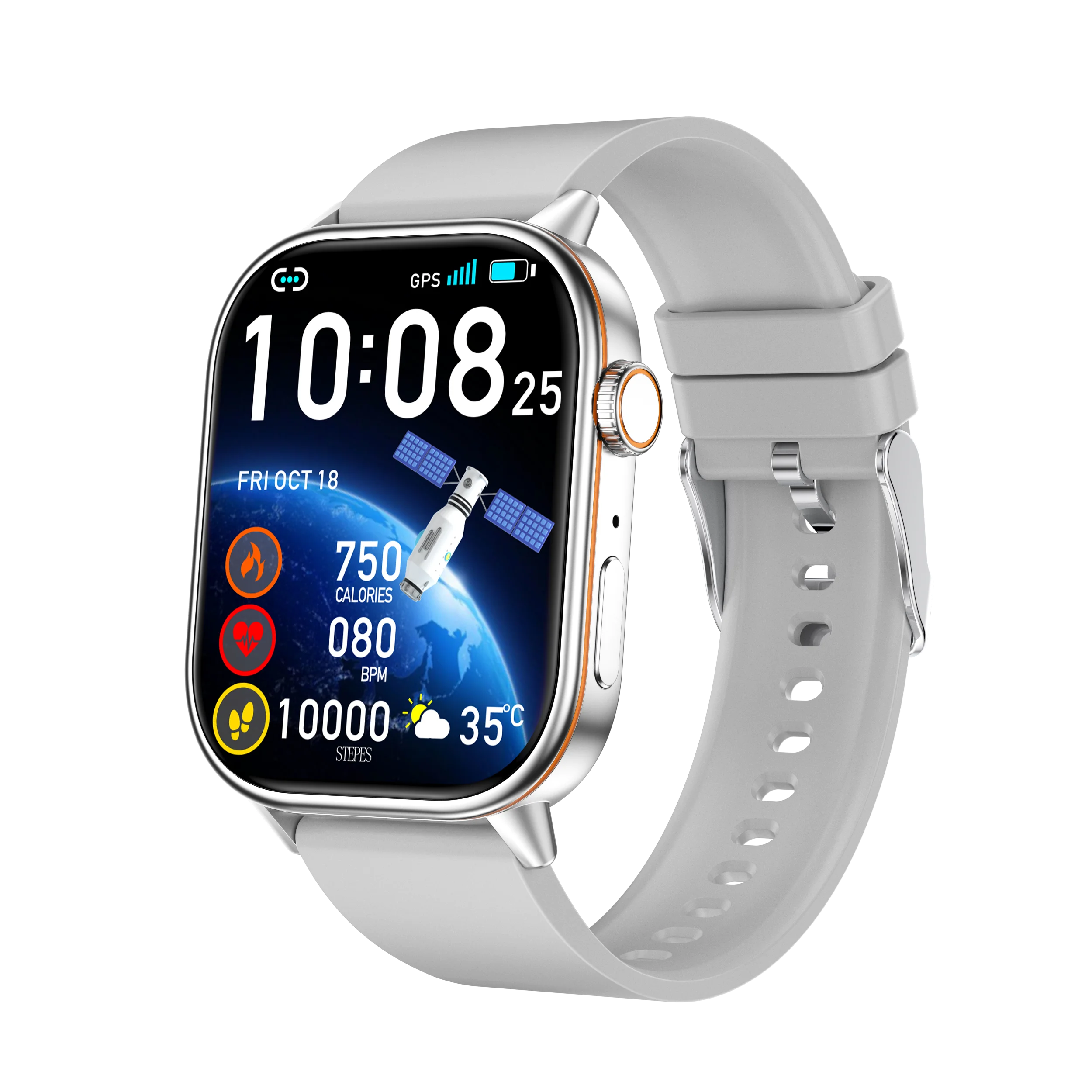 Qrofessional GPS Sport QX17 Smart Watch 2.01 Screen IP68 Waterproof Android Silicone Band 420mAh CE FCC Gloryfit Pro Bt Call