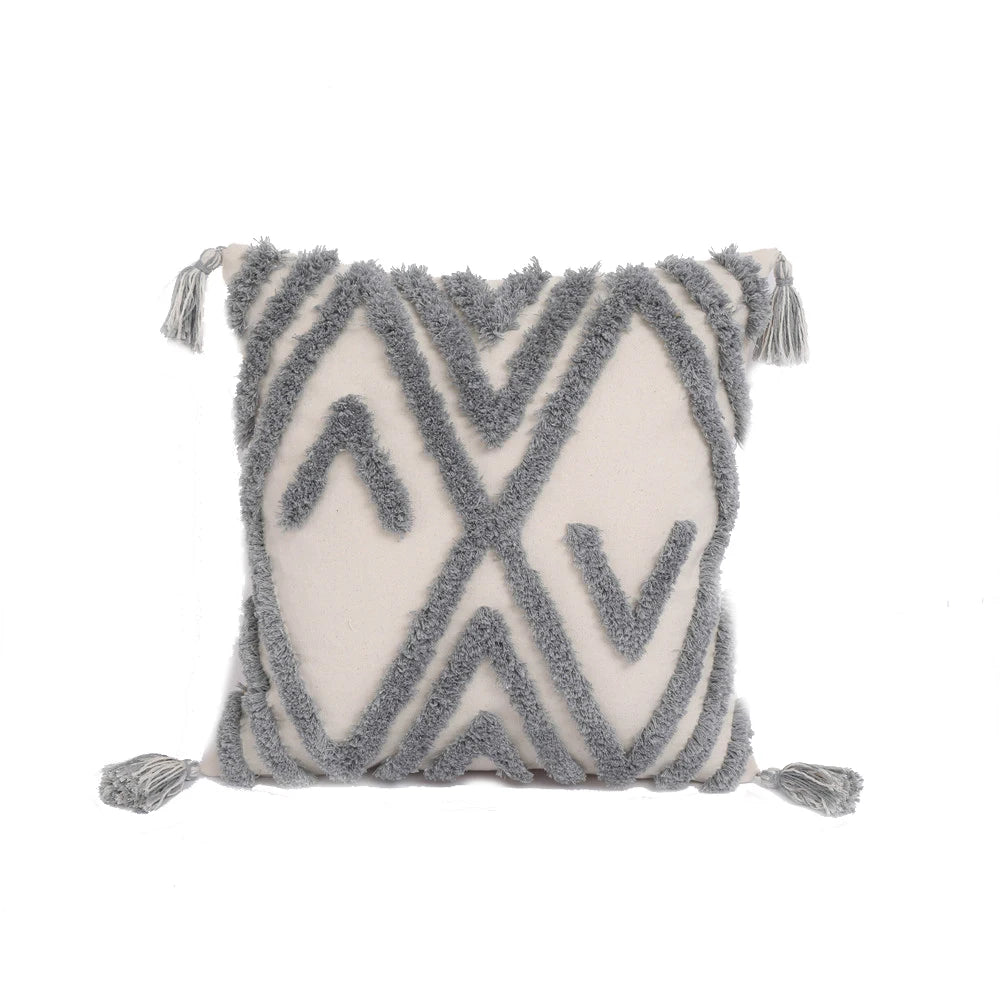 45 * 45/30 * 50cm Moroccan Bohemian Plucked Nordic Style Pillowcase Hotel Home Living Room Sofa Cushion Cover