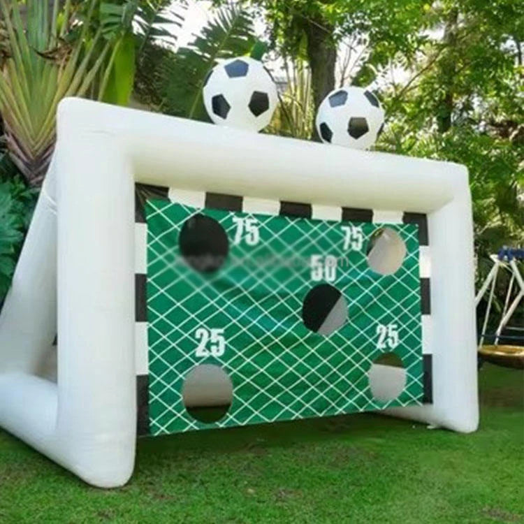 Outdoor Commercial PVC Inflatable Football Goal Post Inflatable Soccer Goal for Rent Inflatable Football Target Shootout Game