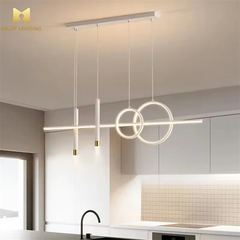 Minimalist Single-Head Wire Ceiling Pendant Light Classic Elegant Living Room Dining Room High-End Sense Bar Pendant Light