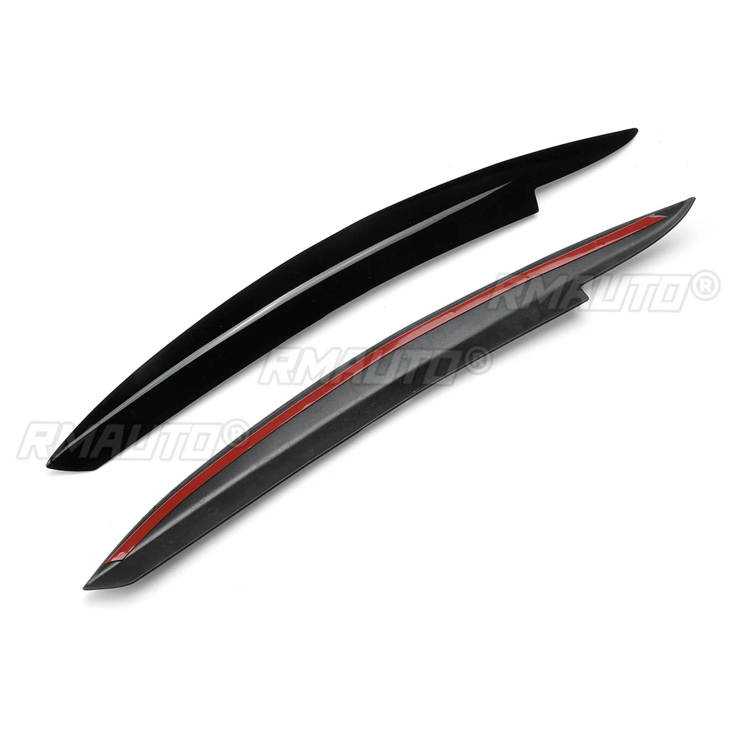 2Pcs/lot Headlights Eyebrow Eyelids ABS Chrome Trim Cover for VW Golf MK6 GTI R 2008 2009 2010 2011-2013 Also for GTI GTR GTD