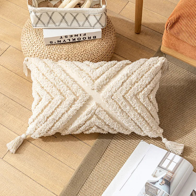 45 * 45/30 * 50cm Moroccan Bohemian Plucked Nordic Style Pillowcase Hotel Home Living Room Sofa Cushion Cover