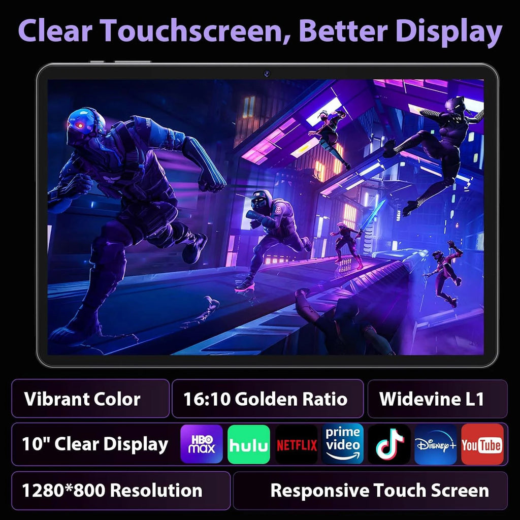 Cheap Wholesale Factory Support Customize Brand Android 15 10.1 Inch Tablet Android Dual Sim 12GB RAM 256GB ROM New Tablets PC