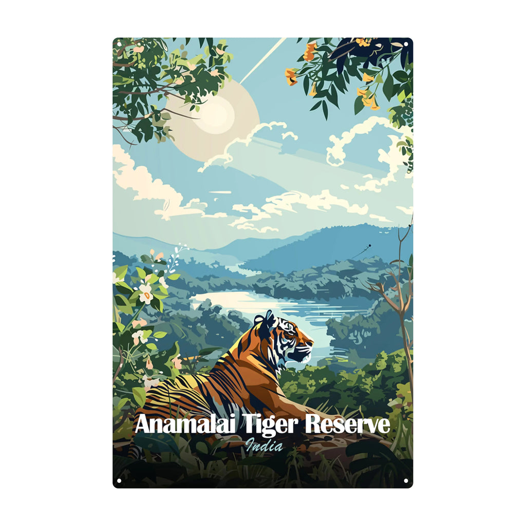 2025 Custom Retro Home Decorative Metal Sign Wholesale Tin Poster UV Printed India Scenic Spot Wall Decor From Home