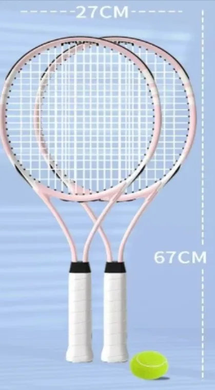 Professional Portable Aluminum Alloy Nylon Sports Racket Designed for College PE Classes in Tennis and Badminton