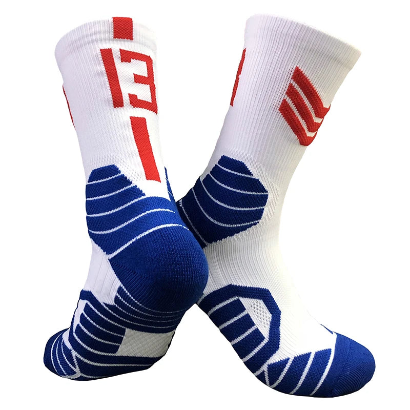 Morant Twelve BOS Basketball Player Star Thick Sport Crew Man MEM USA Socks Digital Number No12 Point Guard Golden State US Team