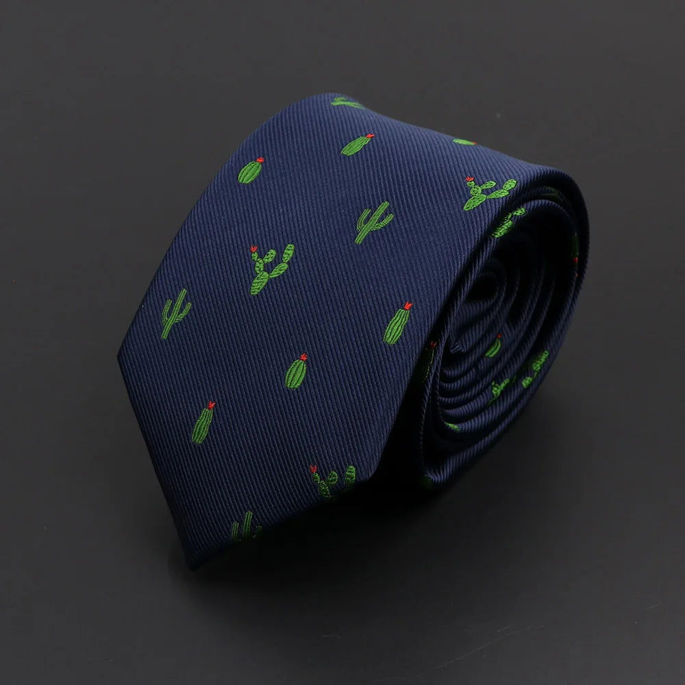 Men's Skinny Ties Jacquard Neckties for Wedding Business Suits Party Neck Ties Neckwear Slim Gravatas Accessories Gift For Men