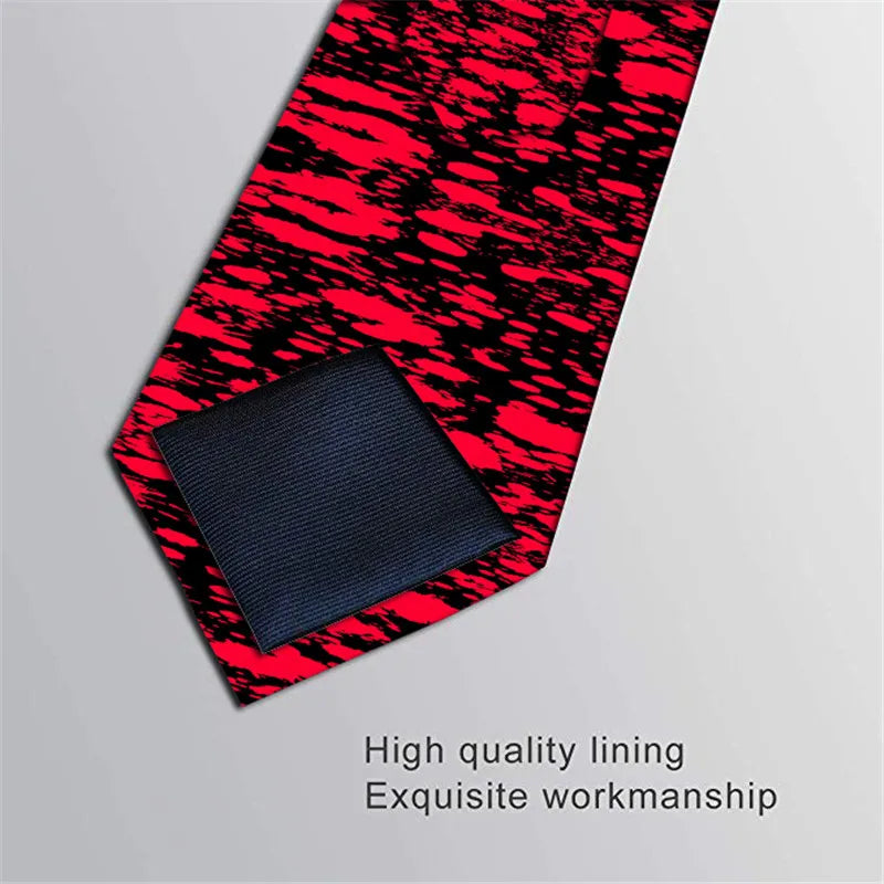Classic Fashion Men's Tie 2024 Suit accessories NeckTies Printed Polyester Ties 8 cm Necktie for Women 6S-LD43 - Free Item