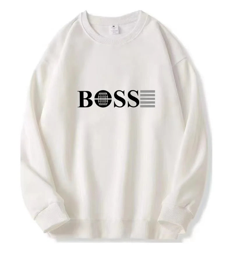 Wholesale High Quality Custom LOGO Lightweight Spandex/Cotton Outdoor Exercise Crew Neck Sweatshirt Casual Solid Sweatshirt