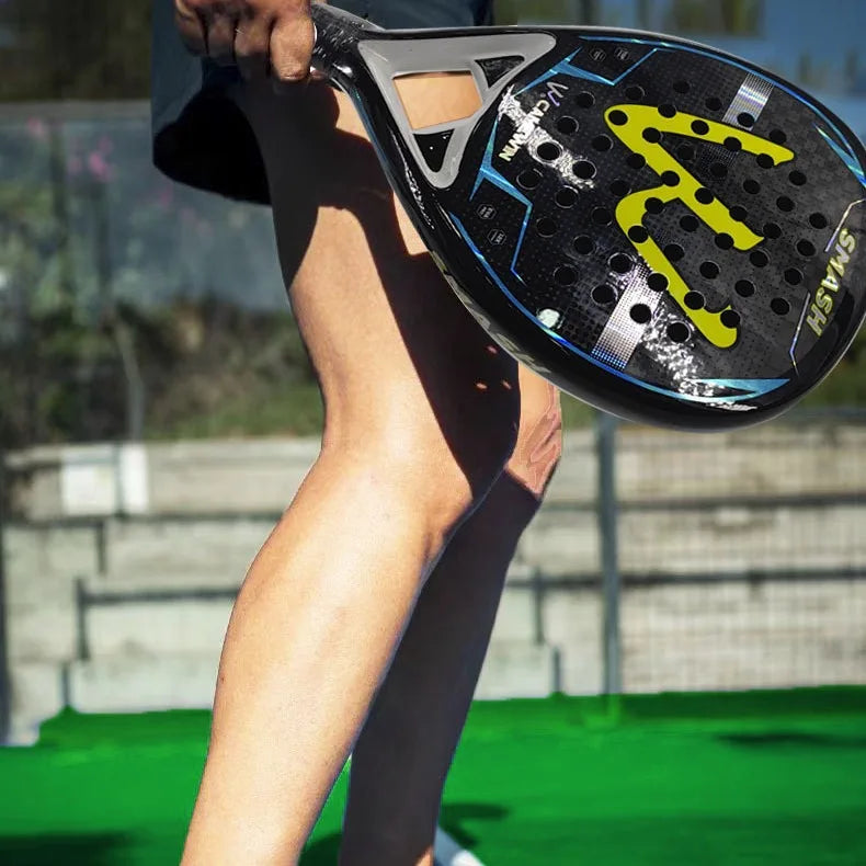 CAMEWIN Kaiwei High Power Padel Tennis Racket with EVA Grip and Nylon Net for Training Game-Direct Manufacturer's Stock