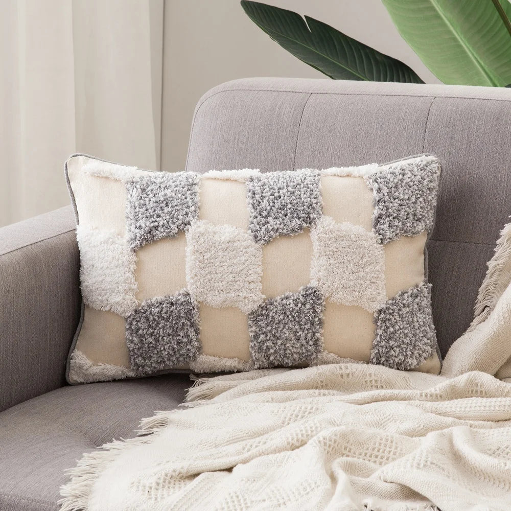 45 * 45/30 * 50cm Moroccan Bohemian Plucked Nordic Style Pillowcase Hotel Home Living Room Sofa Cushion Cover