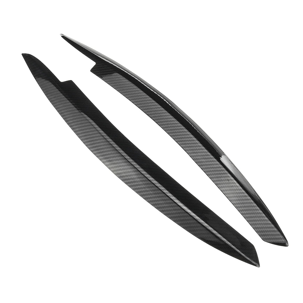 2Pcs/lot Headlights Eyebrow Eyelids ABS Chrome Trim Cover for VW Golf MK6 GTI R 2008 2009 2010 2011-2013 Also for GTI GTR GTD