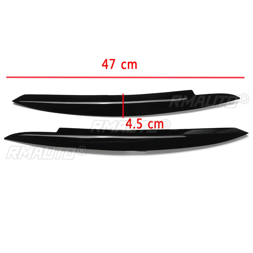 2Pcs/lot Headlights Eyebrow Eyelids ABS Chrome Trim Cover for VW Golf MK6 GTI R 2008 2009 2010 2011-2013 Also for GTI GTR GTD