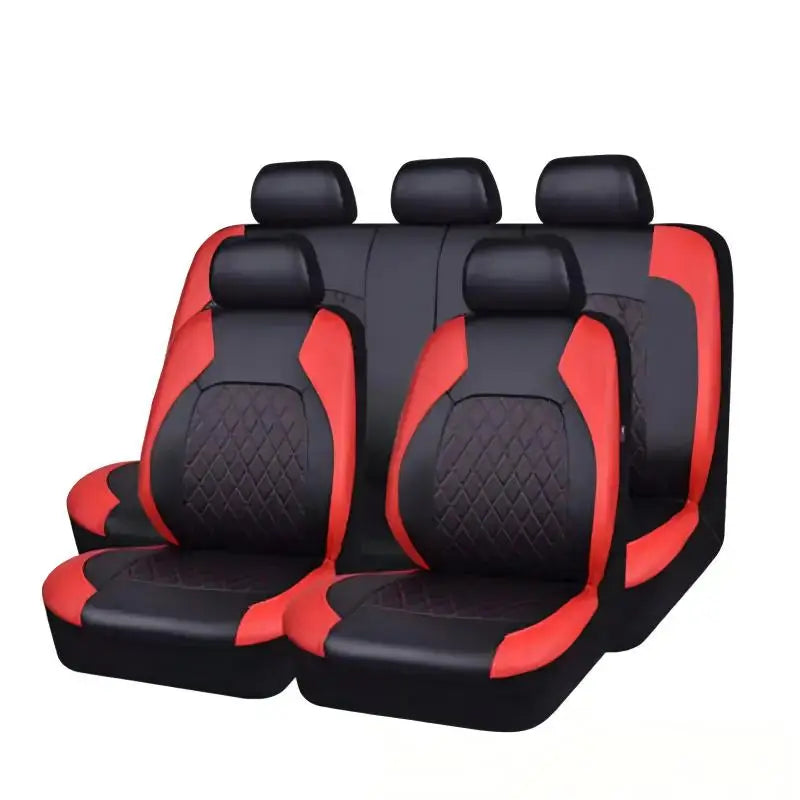 COBRA Universal Model PVC Low-Back 9-Piece All-Season Car Seat Covers Set