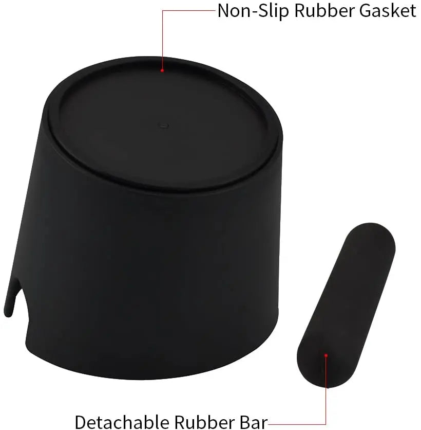 Wholesale Coffee Accessories Round Plastic Grind Container Espresso Knock Box