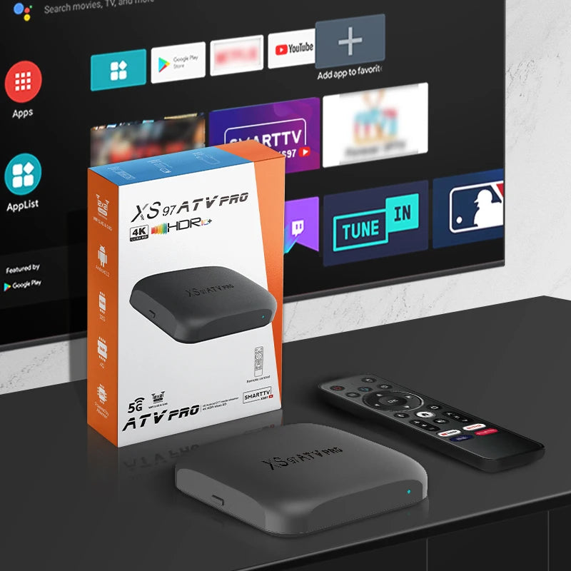 Wholesale OTT Smart IP TV Box XS97 ATV Pro Best for Dutch Support Canada USA German UK Arabic Bulgaria Smart  Tv Box