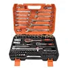 Diverse Piece Household Hand Tool Sets with Storage Case Combination Socket Set for DIY & Repair OEM Customizable Packaged Box