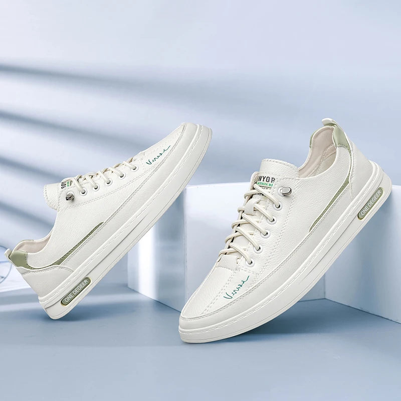 Men's Skateboarding Shoes Loafers Sneakers Skate Shoes Lace up Microfiber Leather Low-top Slip on Flats Loafer Retro Handmade