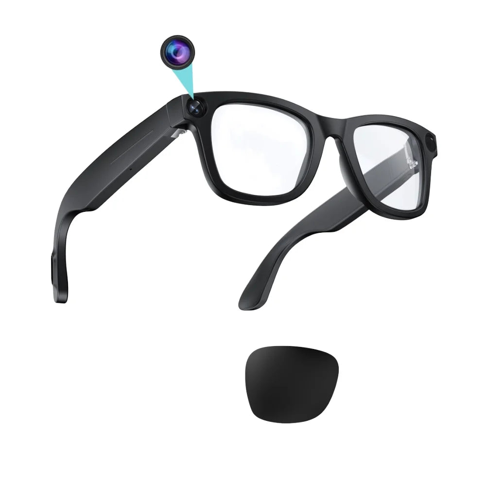 AI Smart Glasses 800W HD Camera 32GB WIFI Transfer ChatGPT Gesture Control AI Translation Photography Smart Glass G300
