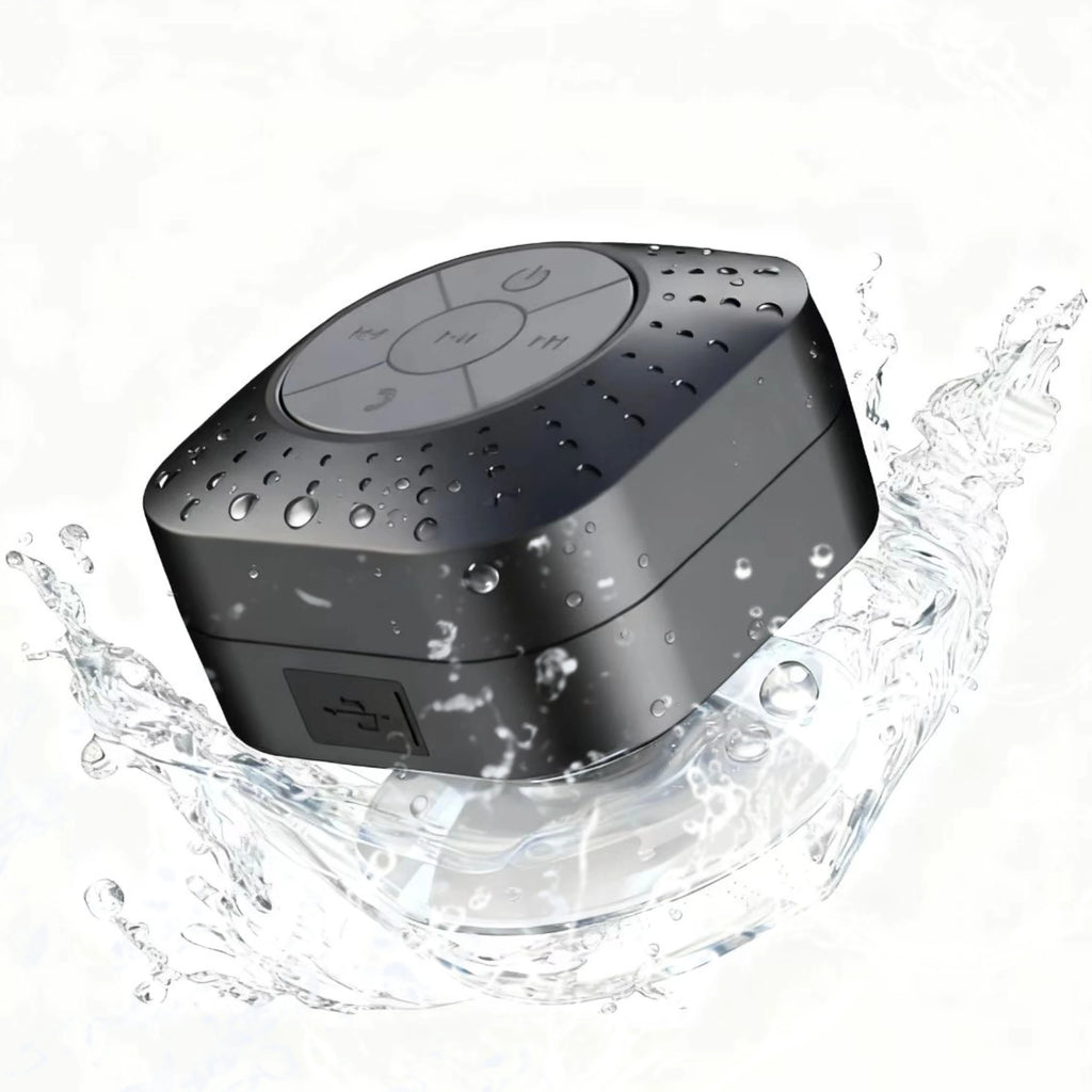 Portable Mini for V5.3 Speaker Built-in Microphone Featuring Powerful Sound Effects Rich Bass Large Plastic Suction Cup