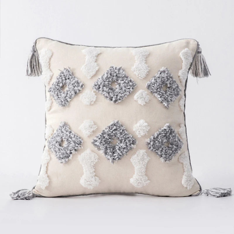 45 * 45/30 * 50cm Moroccan Bohemian Plucked Nordic Style Pillowcase Hotel Home Living Room Sofa Cushion Cover