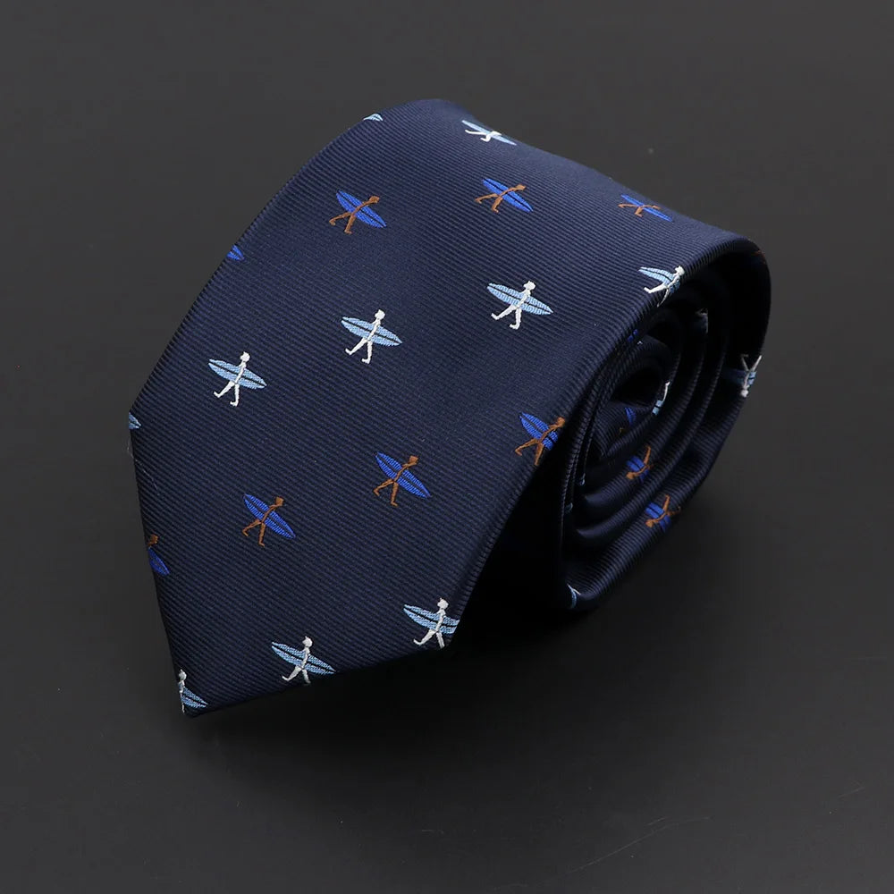 Men's Skinny Ties Jacquard Neckties for Wedding Business Suits Party Neck Ties Neckwear Slim Gravatas Accessories Gift For Men
