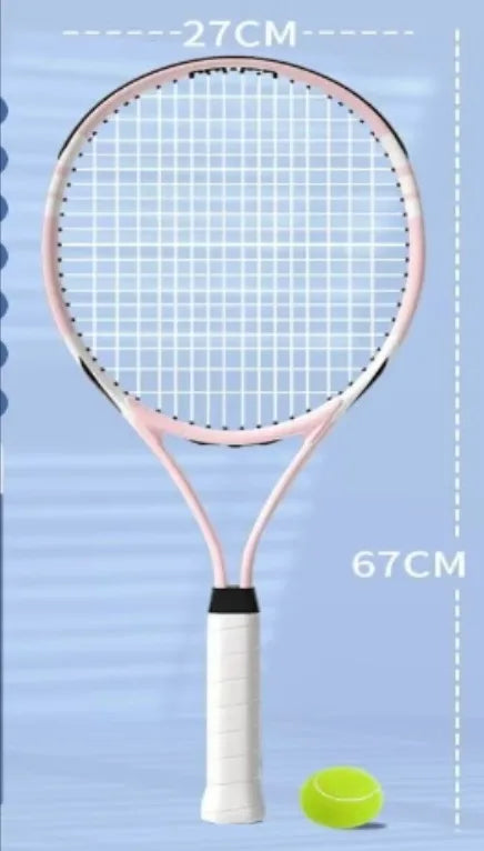 Professional Portable Aluminum Alloy Nylon Sports Racket Designed for College PE Classes in Tennis and Badminton