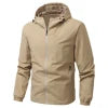 Wholesale OEM Men's Tactical Jackets Custom Waterproof Breathable Windbreaker Jacket Custom ArmyGreen Team Jacket