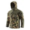 Autumn Winter Men's Vintage Pullover Hoodie Solid Color Long Sleeve Coat Comfort Warm Style Windbreaker Jacket Custom