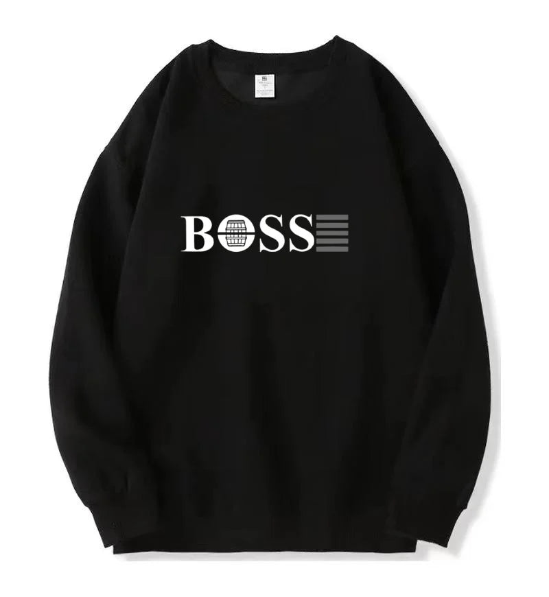 Wholesale High Quality Custom LOGO Lightweight Spandex/Cotton Outdoor Exercise Crew Neck Sweatshirt Casual Solid Sweatshirt