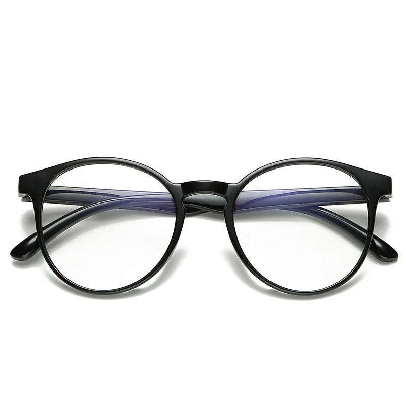 2020 Fashion Classic Round Glasses Black Frame Women Clear Lens Myopia Glasses Men Vintage Eyeglasses Optical Spectacle Frames