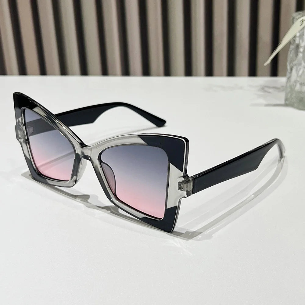 6148 Luxury Shades butterfly Shaped Eyewear Wholesale Custom logo Sunglasses 2024 Cat Eye Glasses Sun Glasses