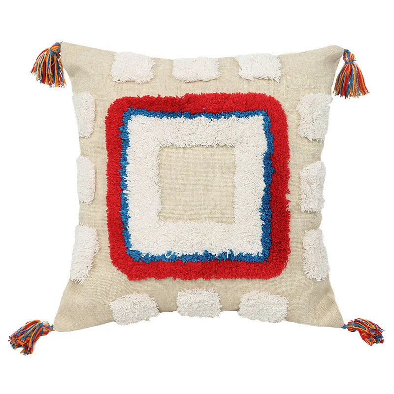 45 * 45/30 * 50cm Moroccan Bohemian Plucked Nordic Style Pillowcase Hotel Home Living Room Sofa Cushion Cover