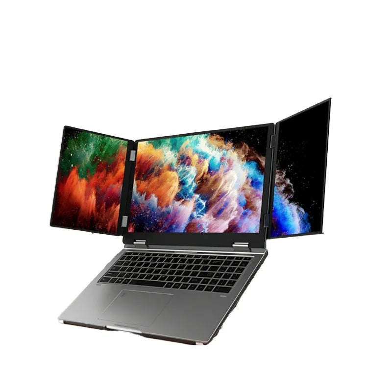 New Powered Triple Screen Laptop Intel Core I7 12-Core 16" Inch Win11 64GB RAM 1TB SSD Business Laptop Metal Body Dual Fan