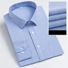 TTT-8799-T -hemp Men's Silk Long Sleeve Non-ironing Shirt Men's Autumn Casual Large Size Long Sleeve