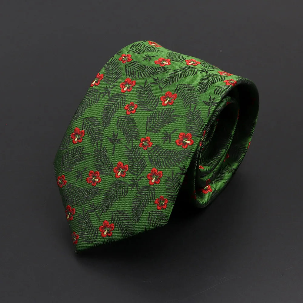 Men's Skinny Ties Jacquard Neckties for Wedding Business Suits Party Neck Ties Neckwear Slim Gravatas Accessories Gift For Men