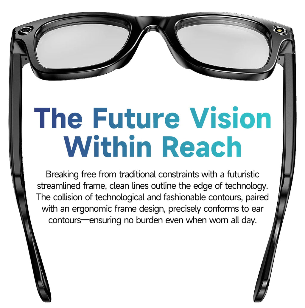 New Design Camera Smart Wireless Sunglass Magnetic Sunglasses Smart Ai Glasses for Men Women 2025 New Arrival