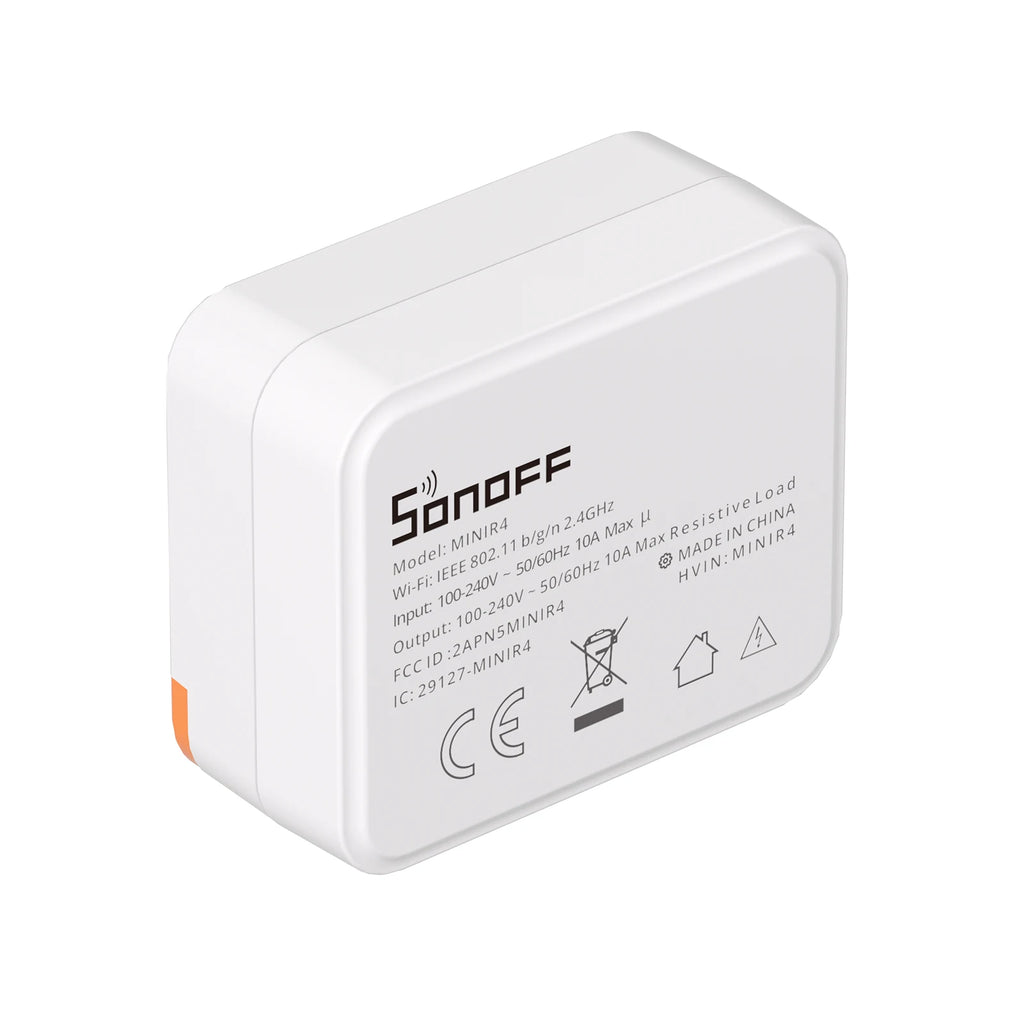 SONOFF MINIR4  MINI Extreme Wi-Fi Smart Switch Super Tiny Size Detach Relay Mode External Switch Control EWeLink APP Control