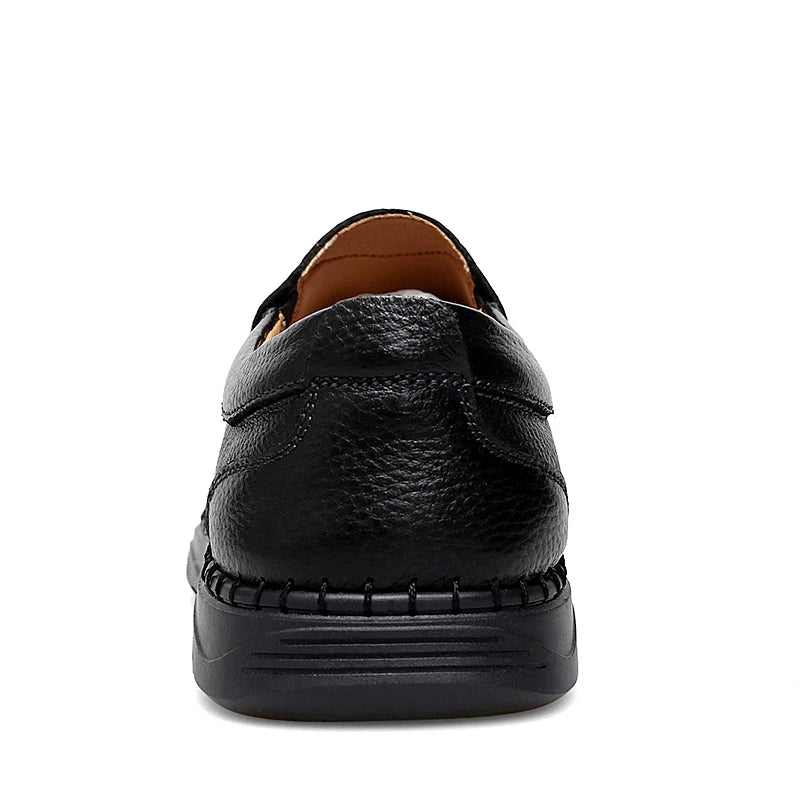Men's Loafers Loafer Flats Fisherman Driving Walking Oxford Shoes Leather Slip on Low-top Work & Safety Handmade Shock Resistant