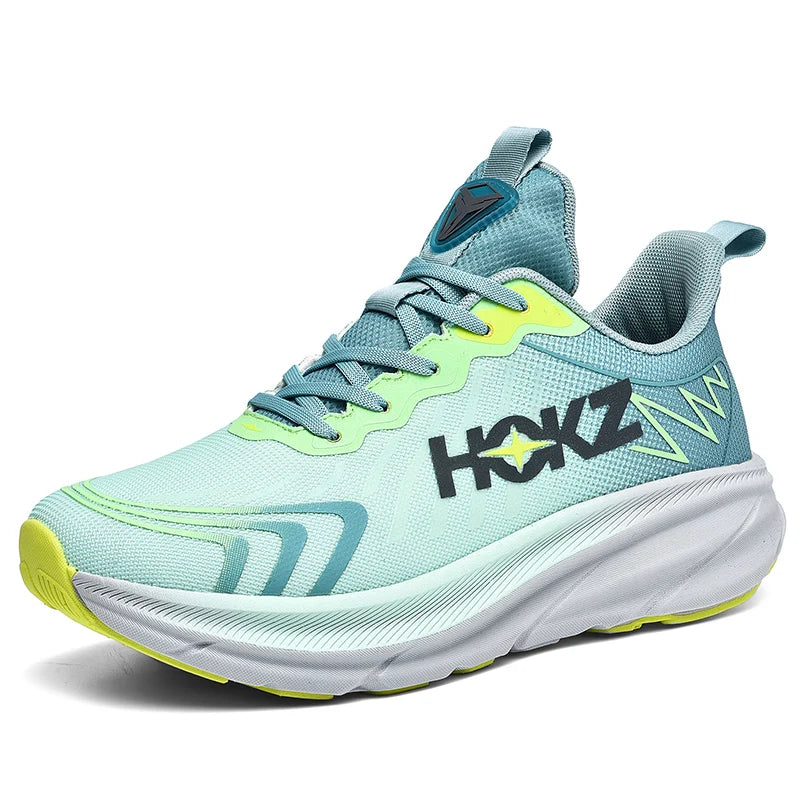 Women's Men's Track Trail-running Shoes Running Minimal Platform Stretch Fabric Air Mesh Athletic Low-top Lace Up Sport Light