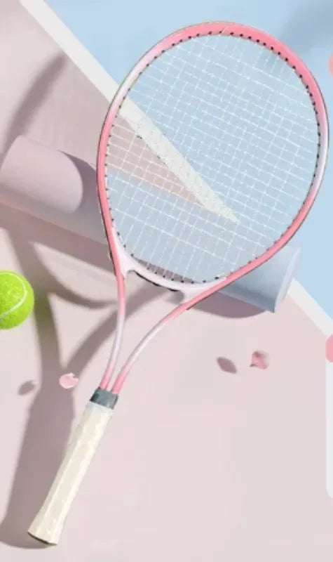 Professional Portable Aluminum Alloy Nylon Sports Racket Designed for College PE Classes in Tennis and Badminton