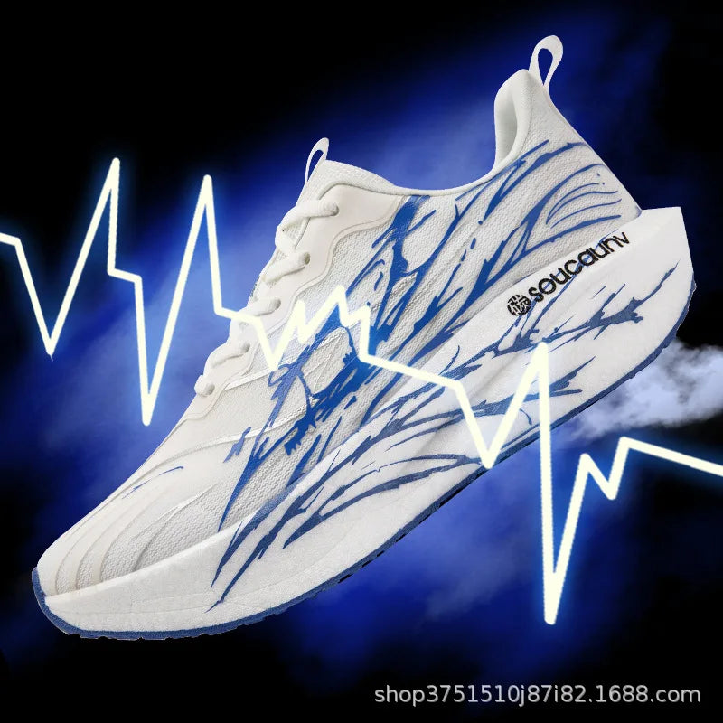 Elite Carbon Plate Running Shoes Men's Supercritical Foam Racing Sneakers Professional Marathon Sports Shoes