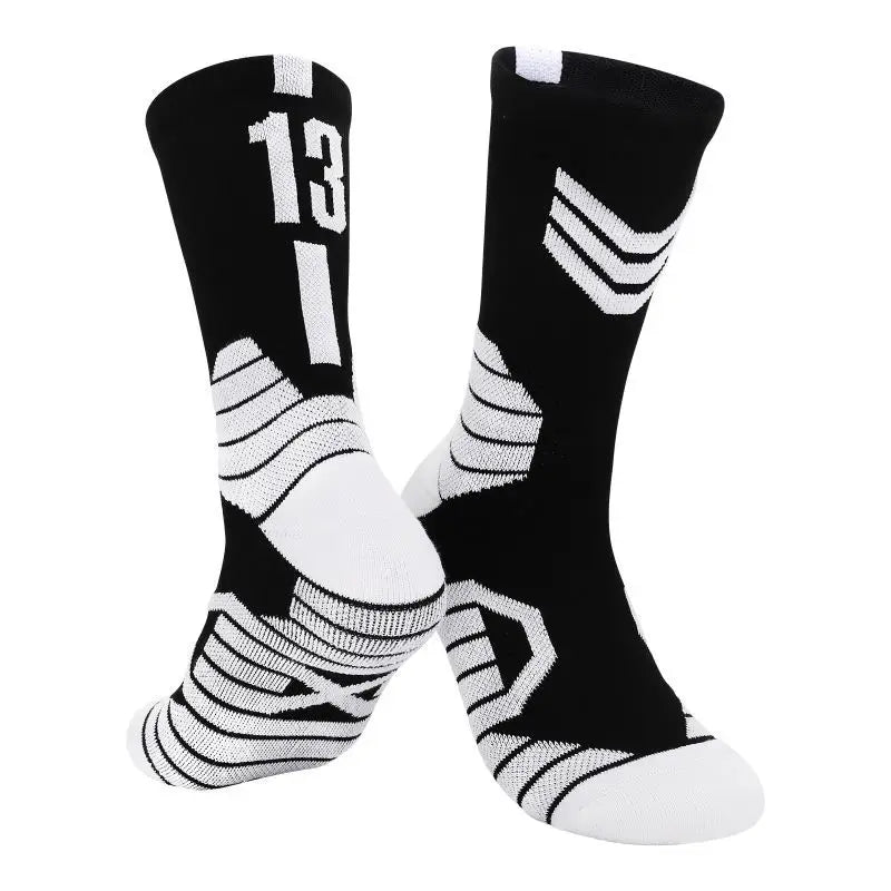 Morant Twelve BOS Basketball Player Star Thick Sport Crew Man MEM USA Socks Digital Number No12 Point Guard Golden State US Team