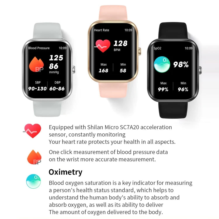 Hotsale Curved Screen Smart Watch 1.96" 320*386 Hyperboloid Glass 100+Sport Modes Heart Rate BO BP Monitoring AK58 Smartwatch